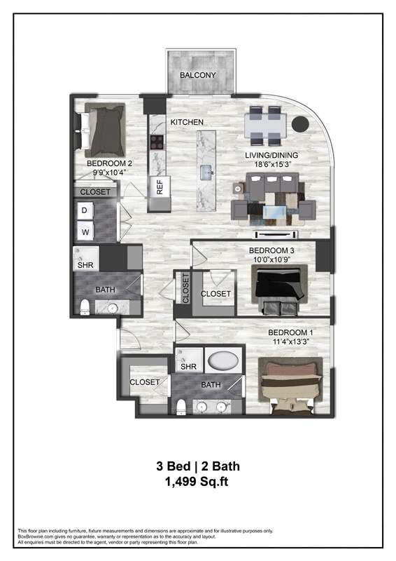 Floor plan layout diagram for C2